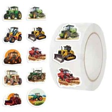 Tractor Farm Machinery Stickers Cute Farmer Random Pack 1-200pcs Vinyl Decals
