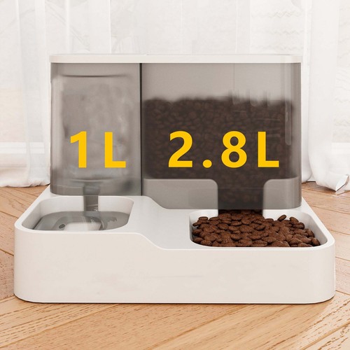 Pet feeder with large - with, capacity