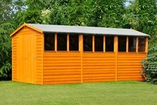 15x10 WOODEN GARDEN SHED APEX