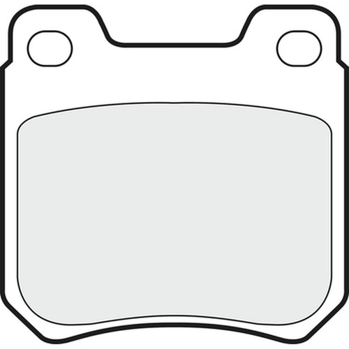 Brake pads set - pads, opel