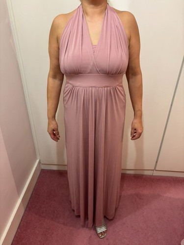 Bridesmaid dress dusky - dress,