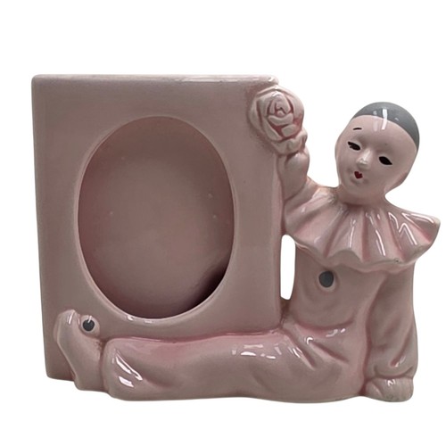 Vintage glazed pottery pink - vintage, pottery: