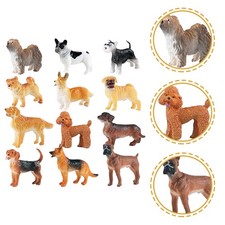  12 Pcs Dog Figurines