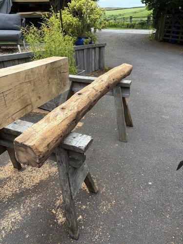 Reclaimed curved oak beam - reclaimed,