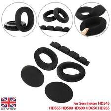 For Sennheiser HD545 HD565 HD580 HD600 HD650 Replacement Velour Ear Pad Headband