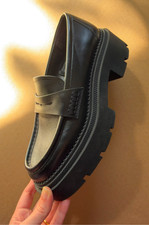 ZARA CHUNK LOAFERS - Black