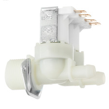 Hotpoint Washing Machine Dual Cold Water Inlet Fill Solenoid Valve 180 Degree