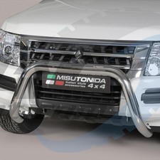 Mitsubishi Shogun/Pajero 2015-2021 Stainless Steel Bull Bar