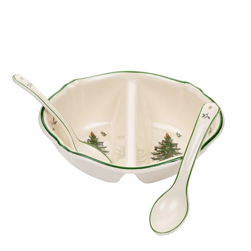 Spode christmas tree piece - christmas,