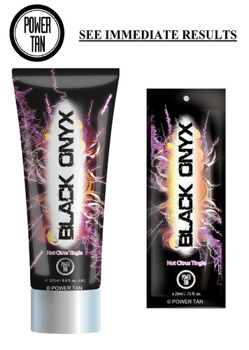 Power tan black onyx bottles - power,