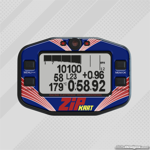 Zip kart style - kart, sticker