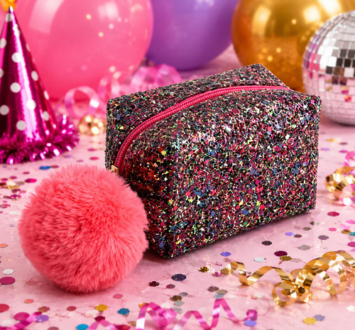 Avon pink sparkle glitter mini - pink,
