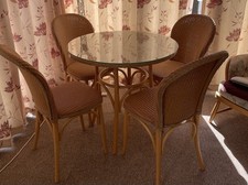 Lloyd Loom Rare Vintage Table and chairs