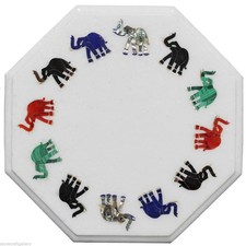 Marble Coffee Table  Colorful