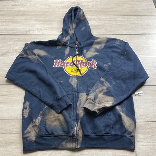 Navy hard rock - rock, hoodie