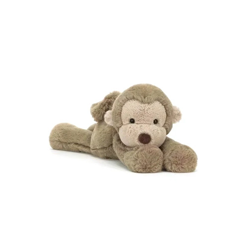 Bashful monkey soft plush toy - soft,