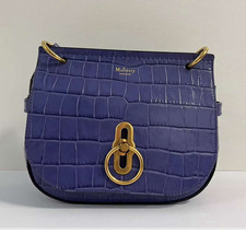 Mulberry Purple Croc Embossed