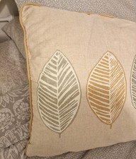 Cushion Covers 18 X 18 New Zipped Lovely Natural Calm Colours. Washable
