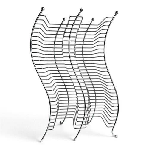 Wavy chrome wire storage - 60,