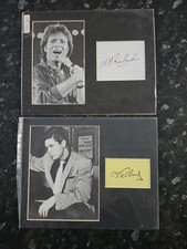 2x Cliff Richard Signed Photos