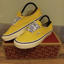 Vans Trainers Authentic 44 Dx Yellow Size UK6.5 EUR40 Boxed Low Top Canvas