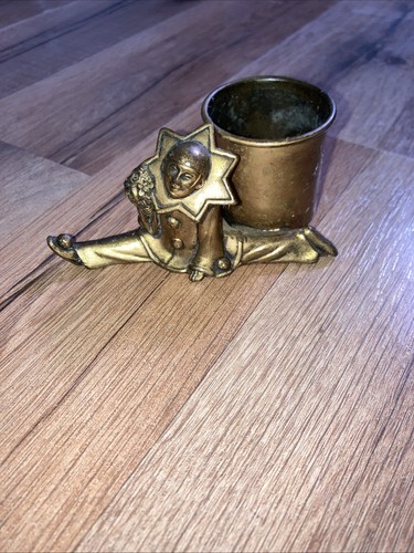 Vintage brass toothpick match - brass,