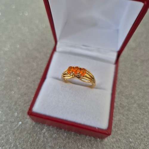 Fire opal trilogy - , 14k