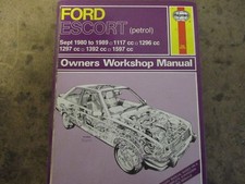 HAYNES FORD ESCORT MK3 PETROL