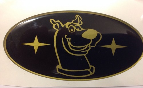 Scooby doo car domed - doo, bonnet