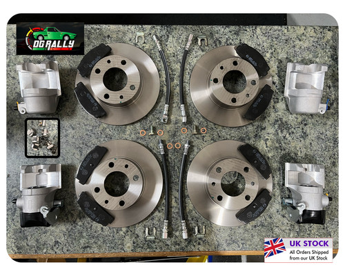 Front rear brake - rear, kit