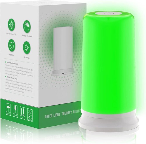 Green light therapy lamp - green,