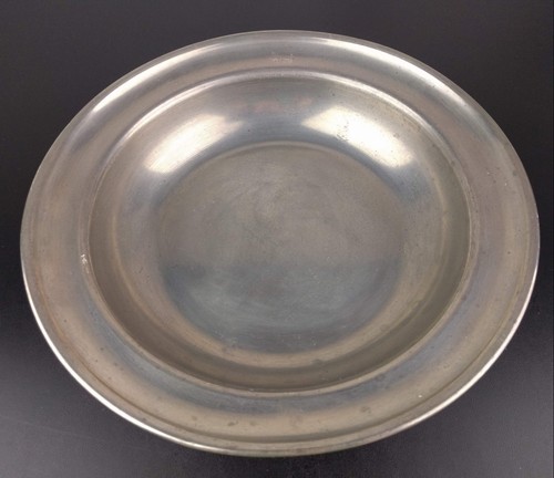 Large pewter bowl dish fruit - dish,