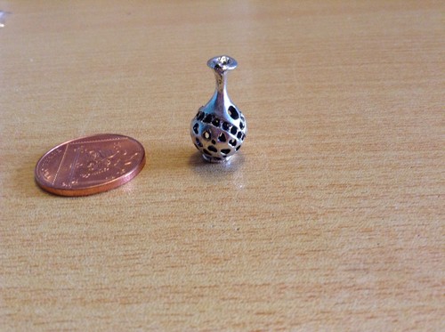 Dolls house silver filigree