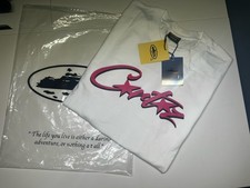 Corteiz White and Pink Logo