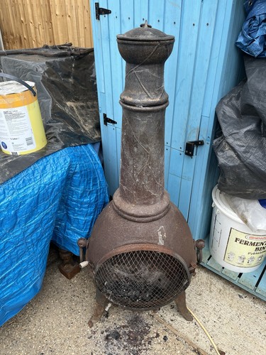 Cast iron chiminea garden - chiminea,
