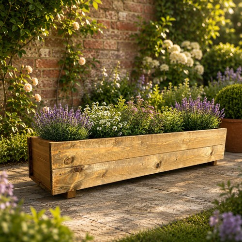 Extra long timber garden - long,