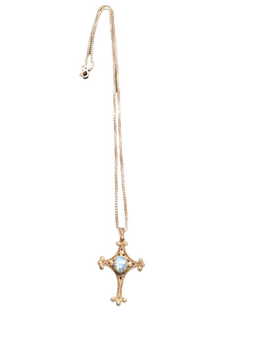 Vtg 925 silver necklace - 925,