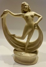 Vintage Art Deco Nude Scarf