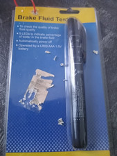 UK Car Digital Brake Fluid Liquid Tester Pen 5 LED Indicator Oil Moisture Tester