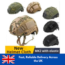 FAST HELMET COVER MILITARY ARMY TACTICAL CAMO AIRSOFT HEADGEAR RIPSTOP MESH