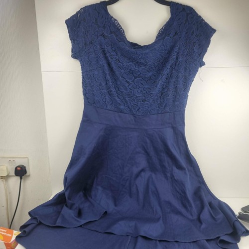 Navy blue dress distinct - dress, lace
