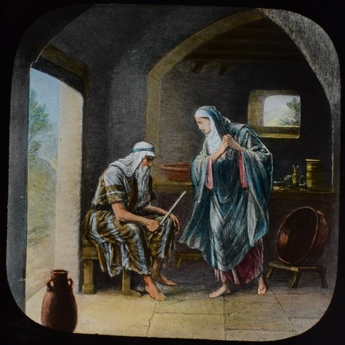 Magic lantern slide the childs - magic,