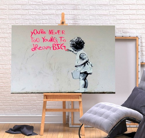 Banksy dream big - banksy,