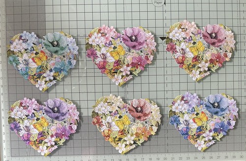Tattered lace floral heart die - lace,