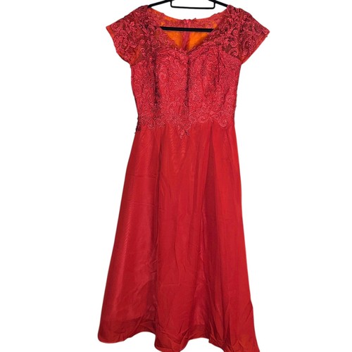 Dark burnt orange bridesmaid - orange,