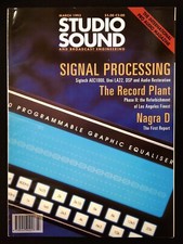 Studio sound and broadcast - sound,