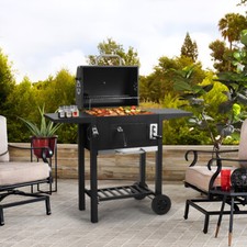 Large Charcoal Barrel BBQ