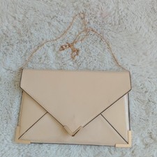 Classic cream slim clutch - classic,