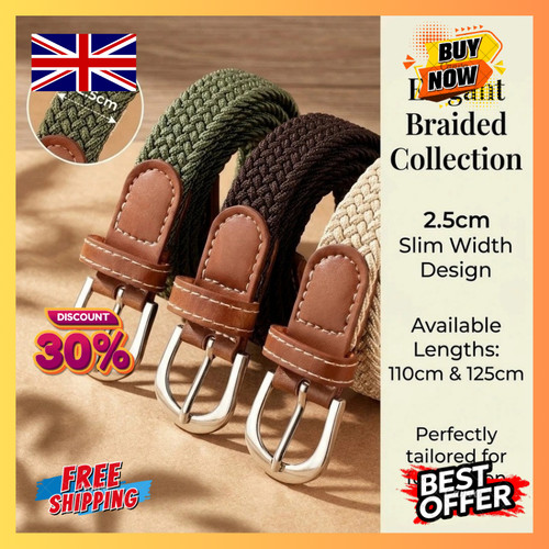 Enzo stretch belts mens womens - stretch,