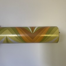 1 Roll Wallpaper 70s Vtg 60s Vinyl Nairn Kingfisher ‘Astoria’ Psychedelic MCM